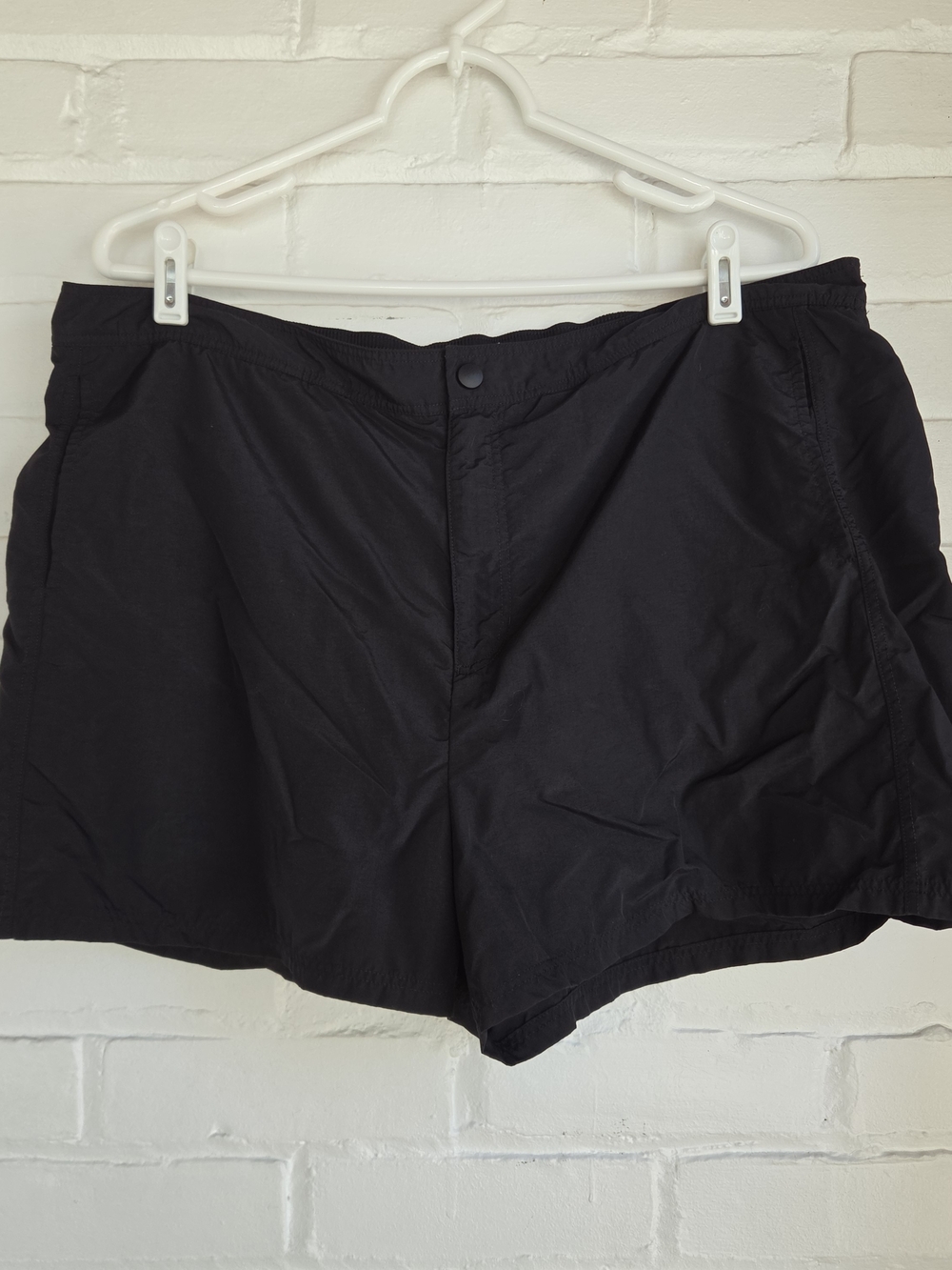 Land's End Women's Swim Shorts Black With Liner Pockets Size 18